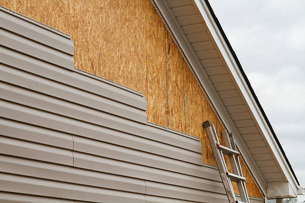 Professional Vinyl Siding technician working in Laneview, VA
